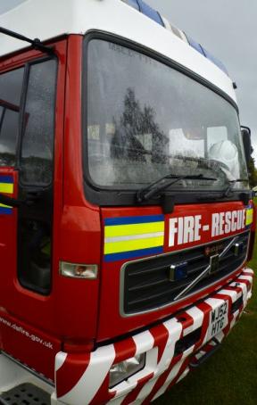 Fire engine side front